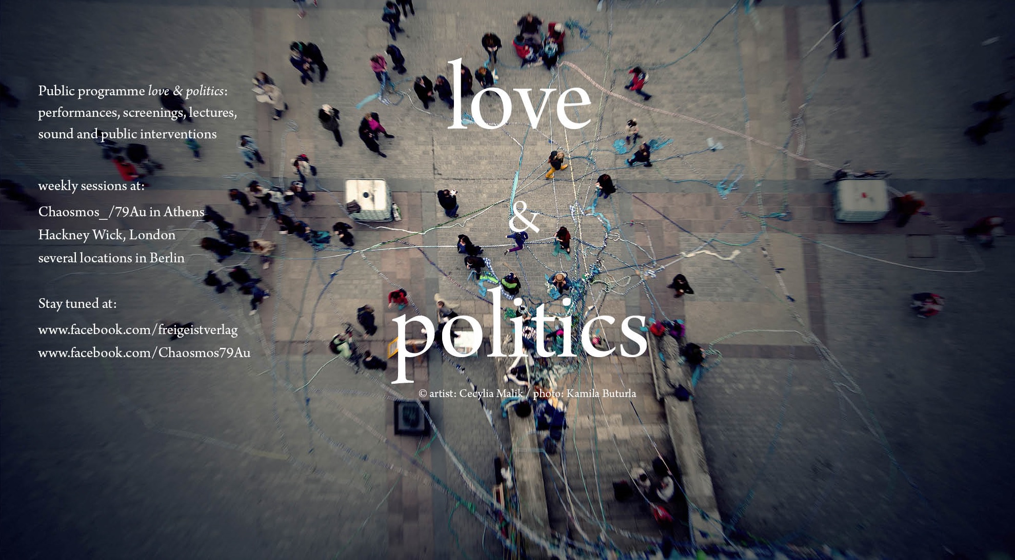 banner love and politics public program cut von 